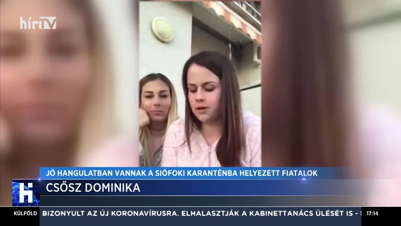 Jó hangulatban vannak a siófoki karanténba helyezett fiatalok