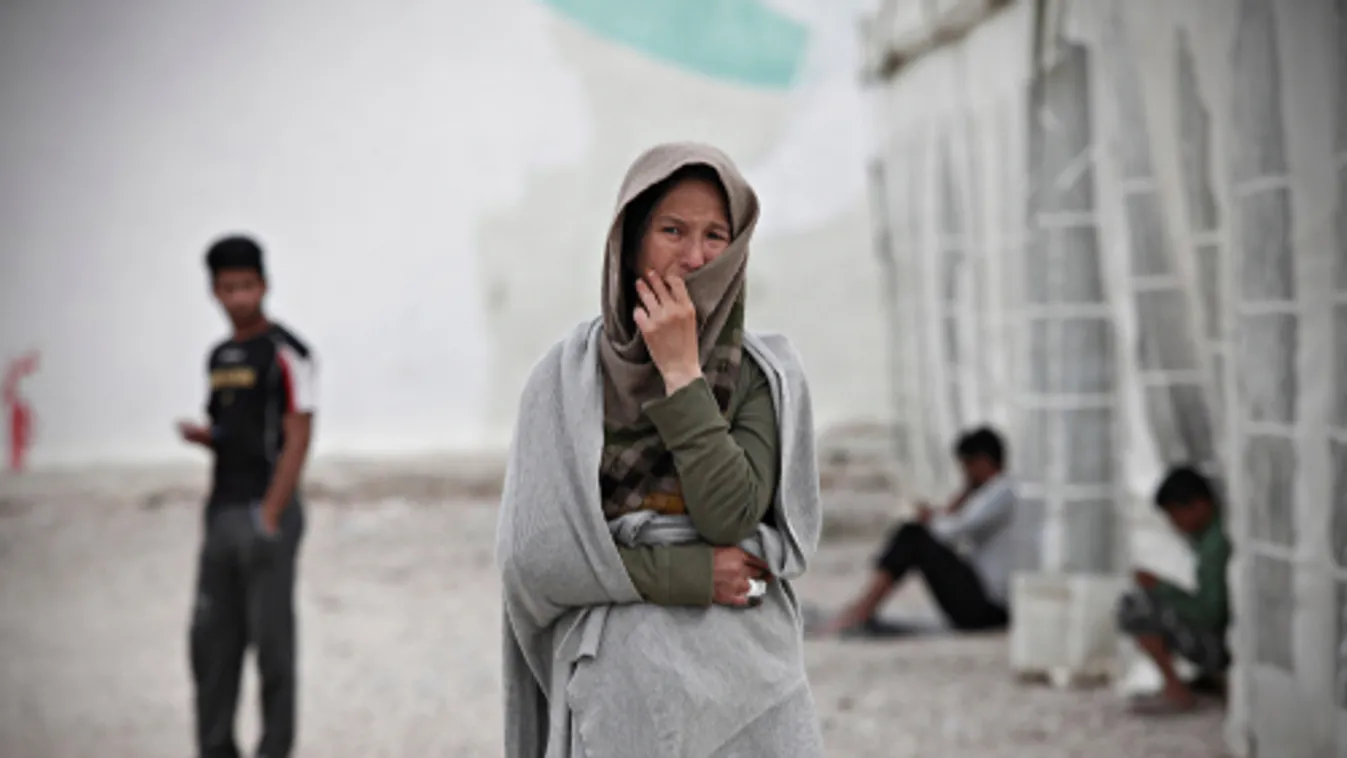 Karantén alá vontak egy Athén melletti menekülttábort