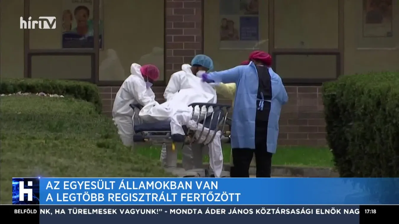 Az Egyesült Államokban van a legtöbb regisztrált fertőzött