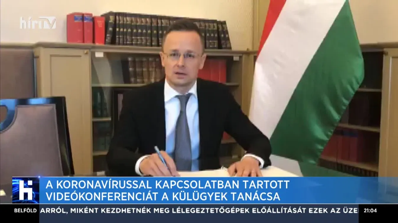 A koronavírussal kapcsolatban tartott videókonferenciát a Külügyek Tanácsa