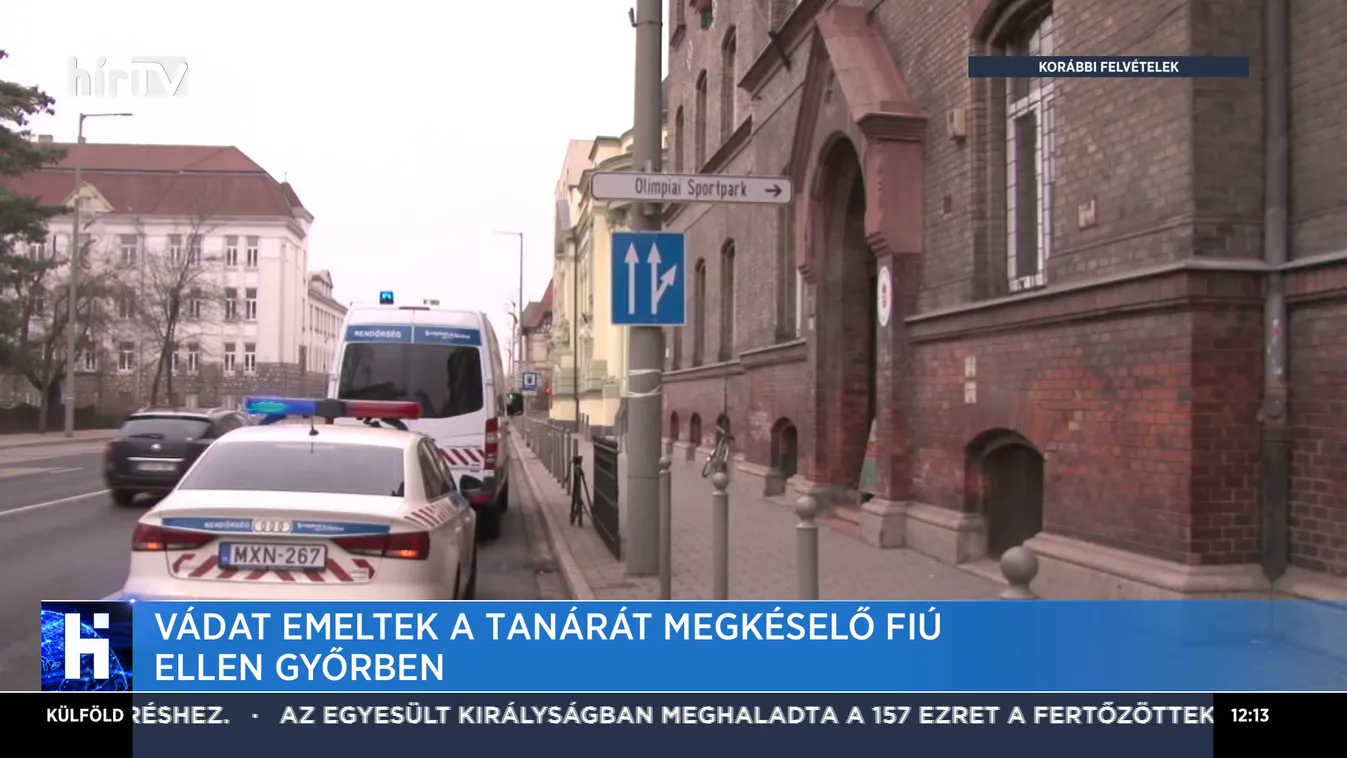 Vádat emeltek a tanárát megkéselő fiú ellen Győrben