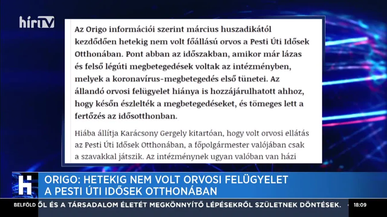 Nem biztosítottak főállású orvost a Pesti úti idősotthonban