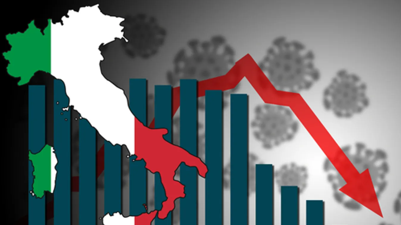 Olaszországban csökkent a halottak száma