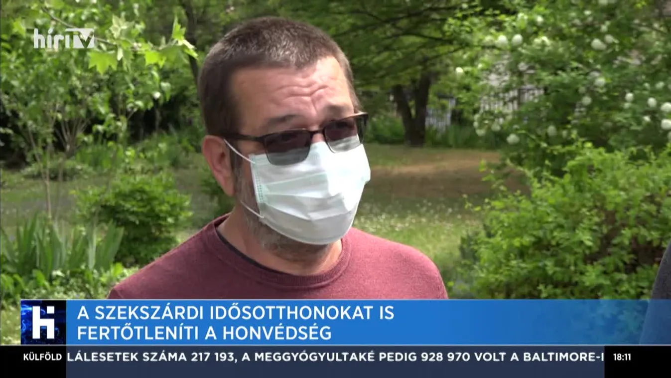 A szekszárdi idősotthonokat is fertőtleníti a Honvédség