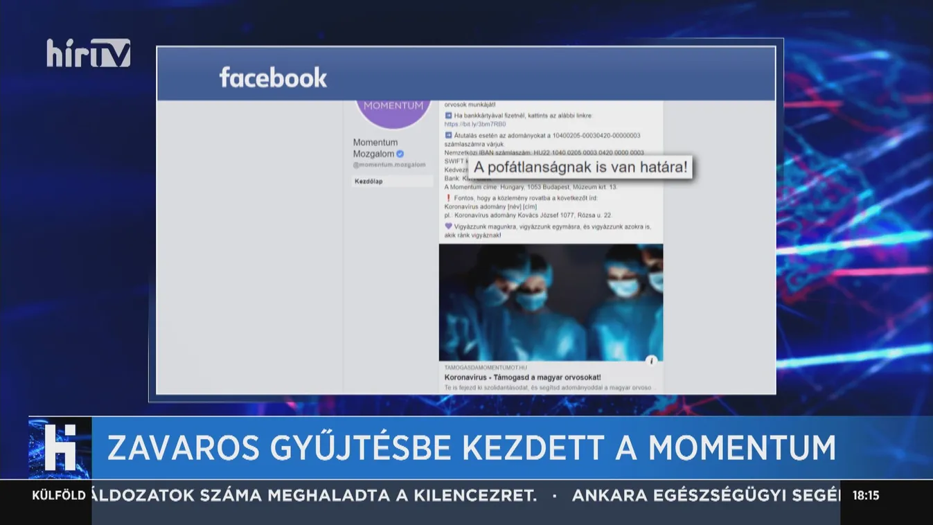 Zavaros gyűjtésbe kezdett a Momentum