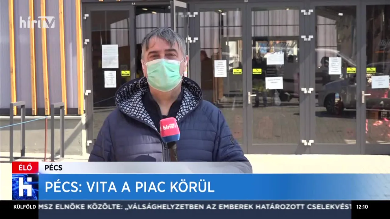 Vita a piac körül Pécsett
