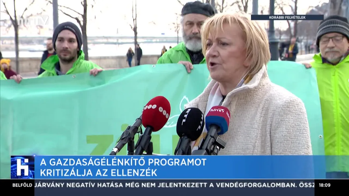 A gazdaságélénkítő programot kritizálja az ellenzék