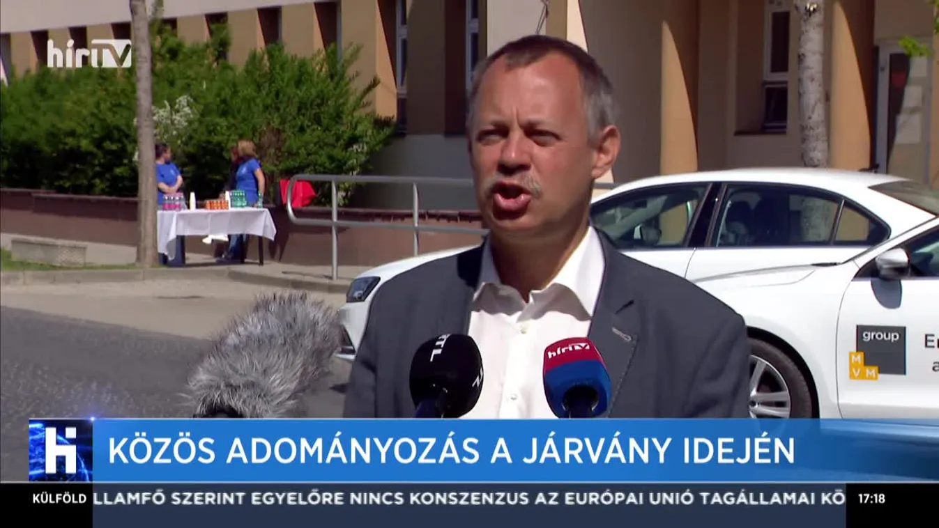 Közös adományozás a járvány idején