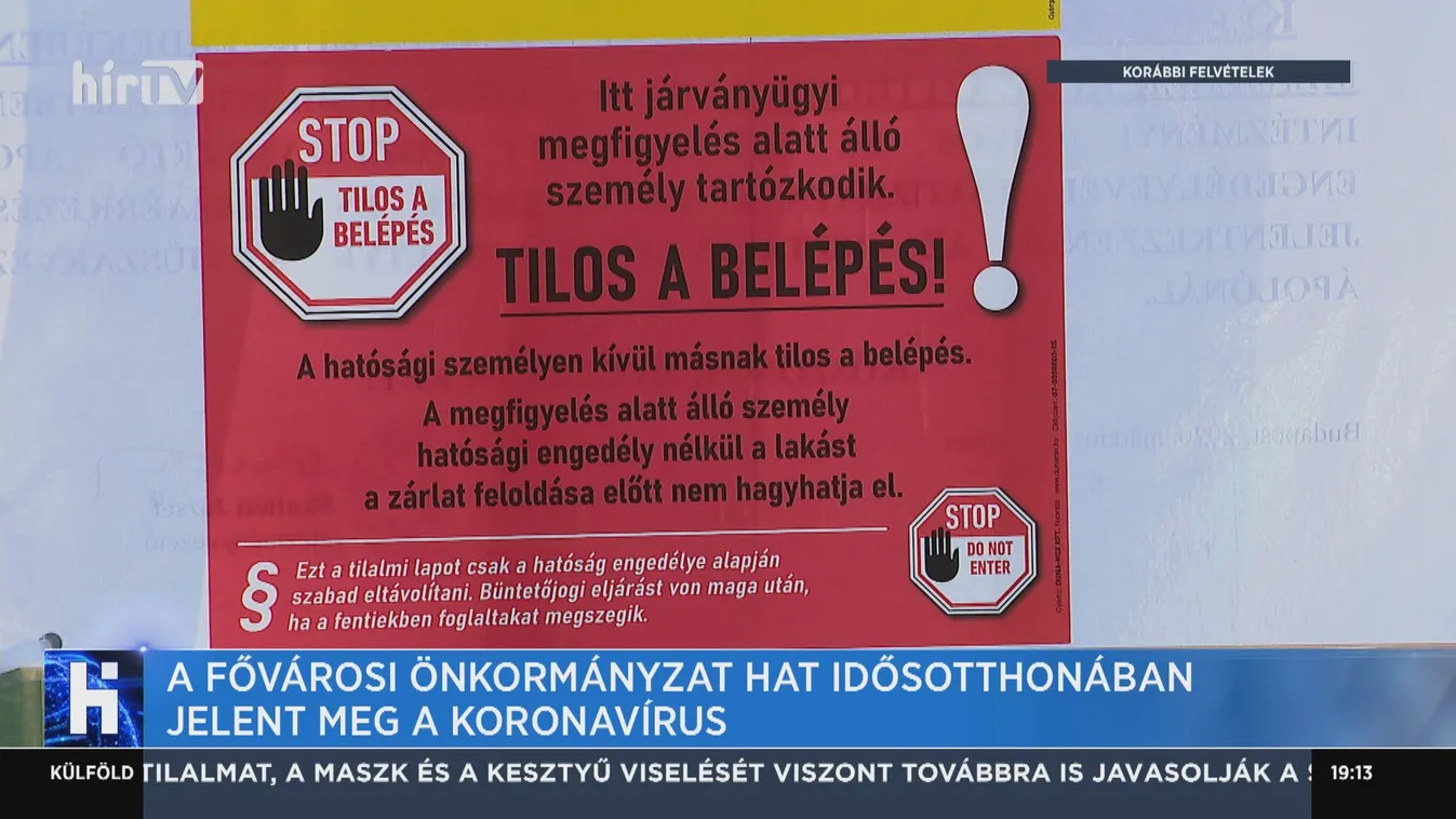 A Fővárosi Önkormányzat hat idősotthonában jelent meg a koronavírus