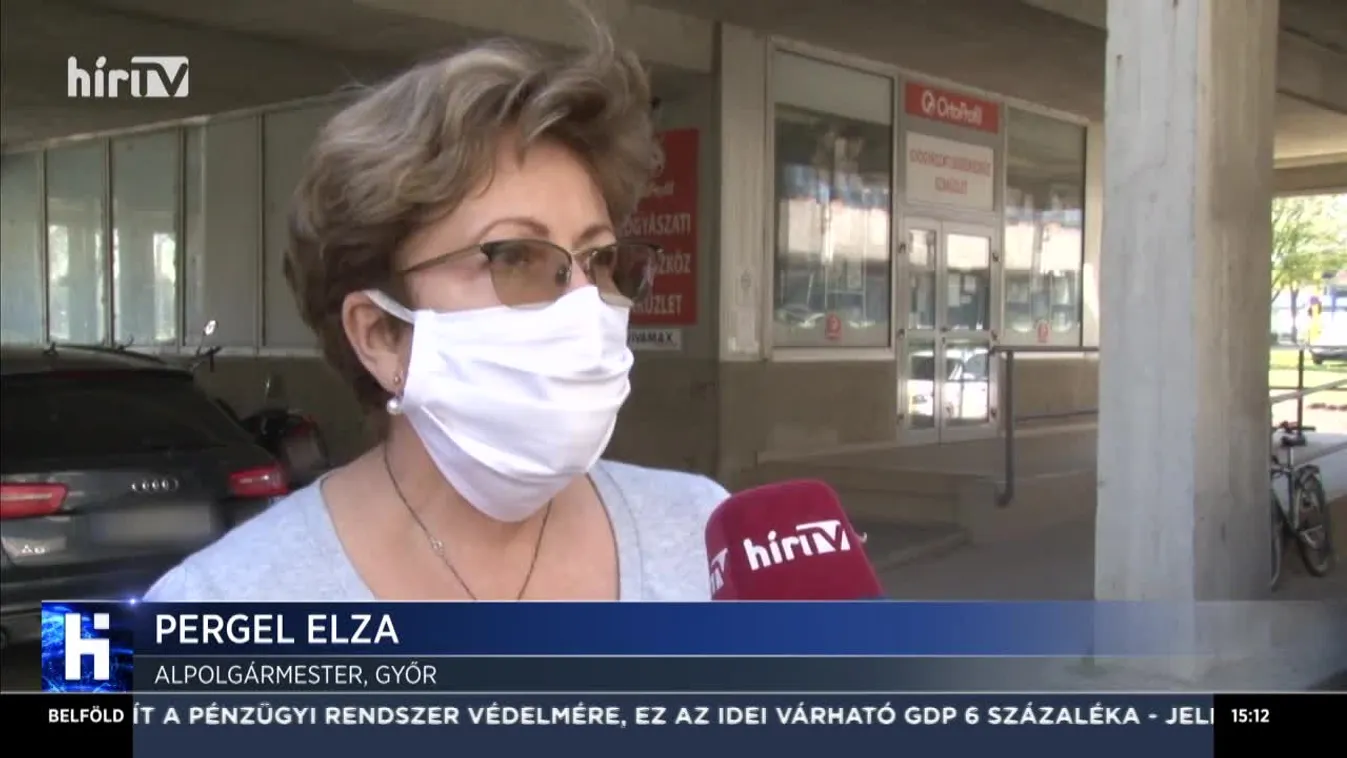 10 ezer szájmaszkot kapott a győri kórház