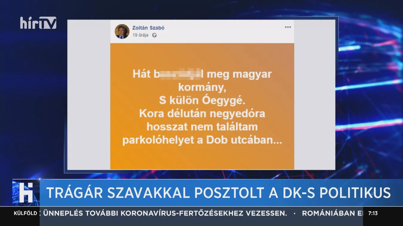 Trágár szavakkal posztolt a DK-s politikus