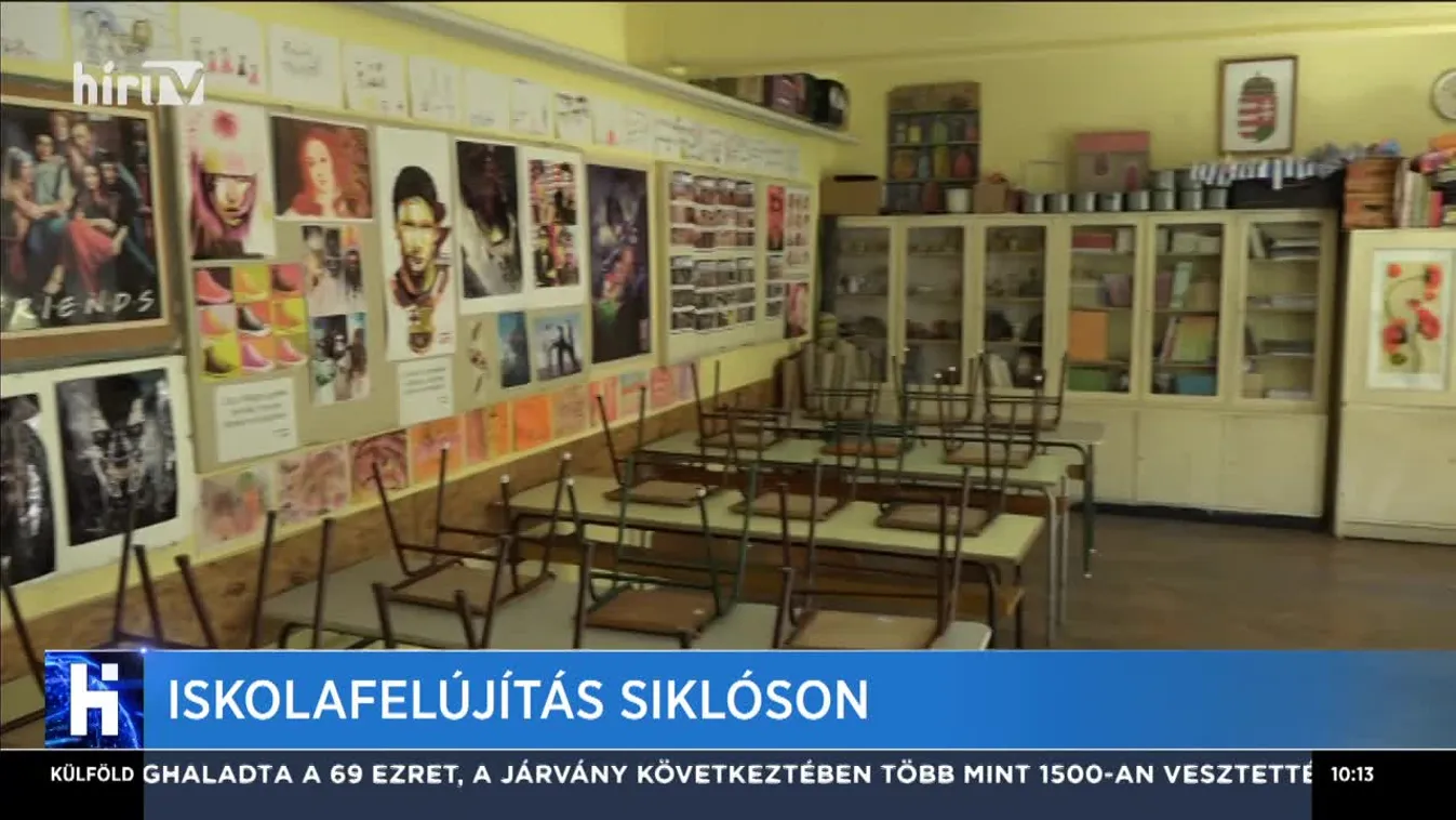 Iskolafelújítás Siklóson