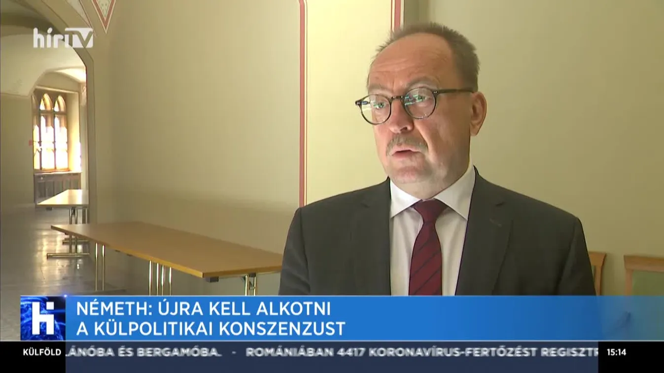 Németh: Újra kell alkotni a külpolitikai konszenzust