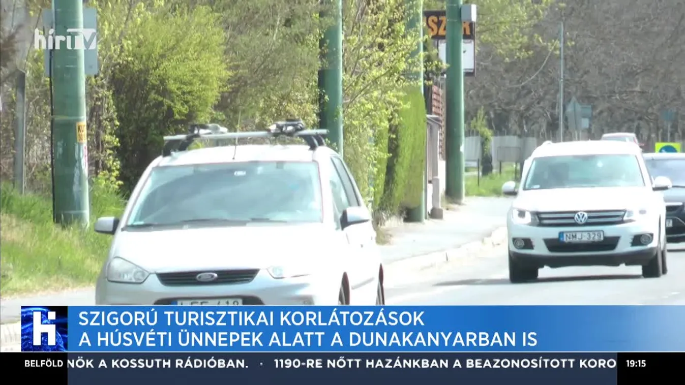 Szigorú turisztikai korlátozások a húsvéti ünnepek alatt a Dunakanyarban is