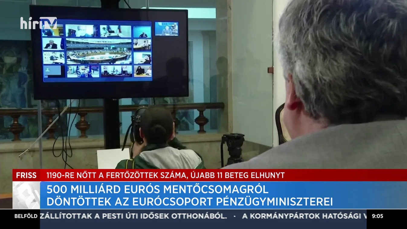 500 milliárd eurós mentőcsomagról döntöttek az eurócsoport pénzügyminiszterei