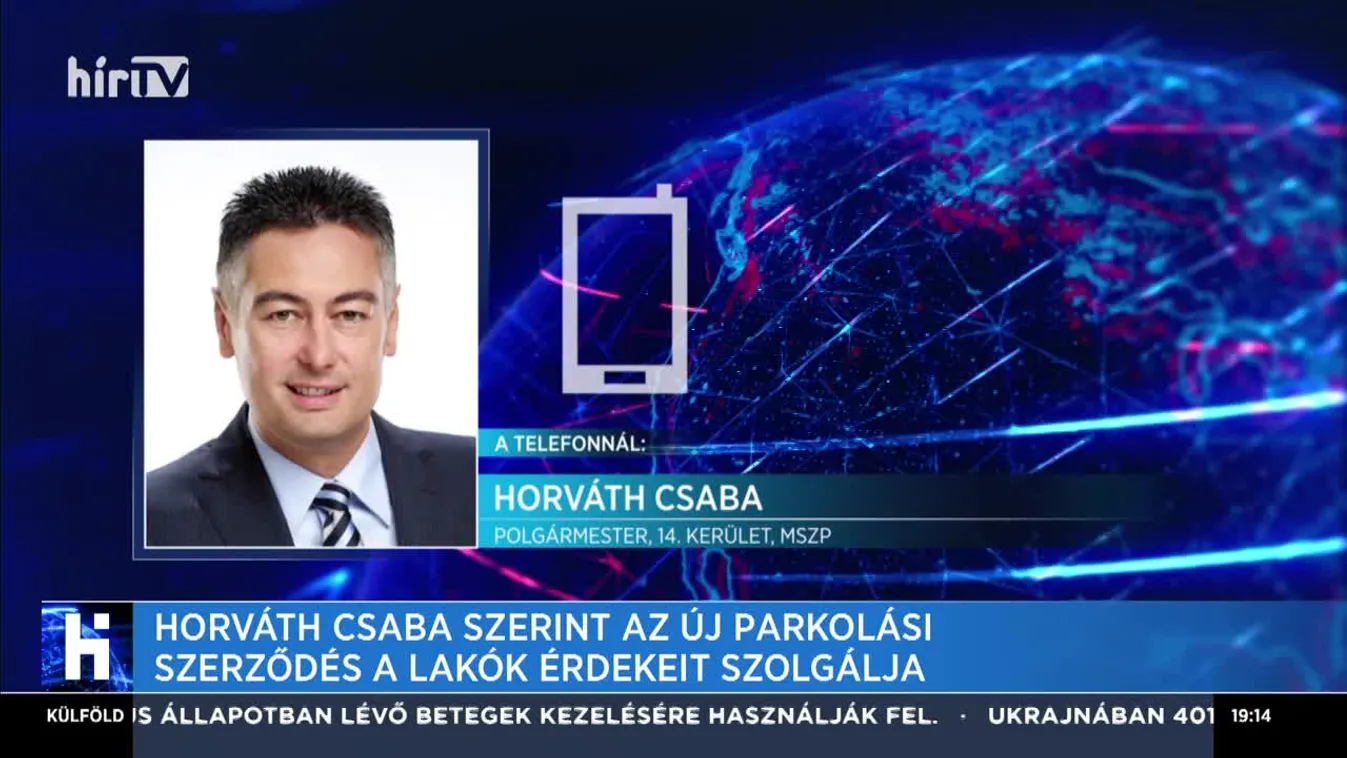 Horváth Csaba szerint az új parkolási szerződés a lakók érdekeit szolgálja