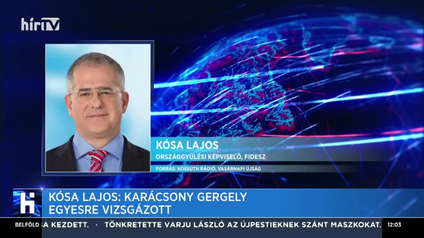 Kósa Lajos: Karácsony Gergely egyesre vizsgázott