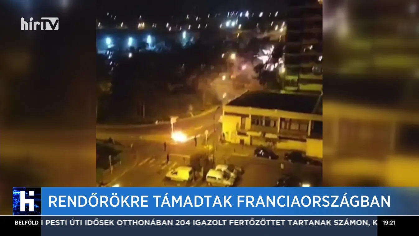 Rendőrökre támadtak Franciaországban