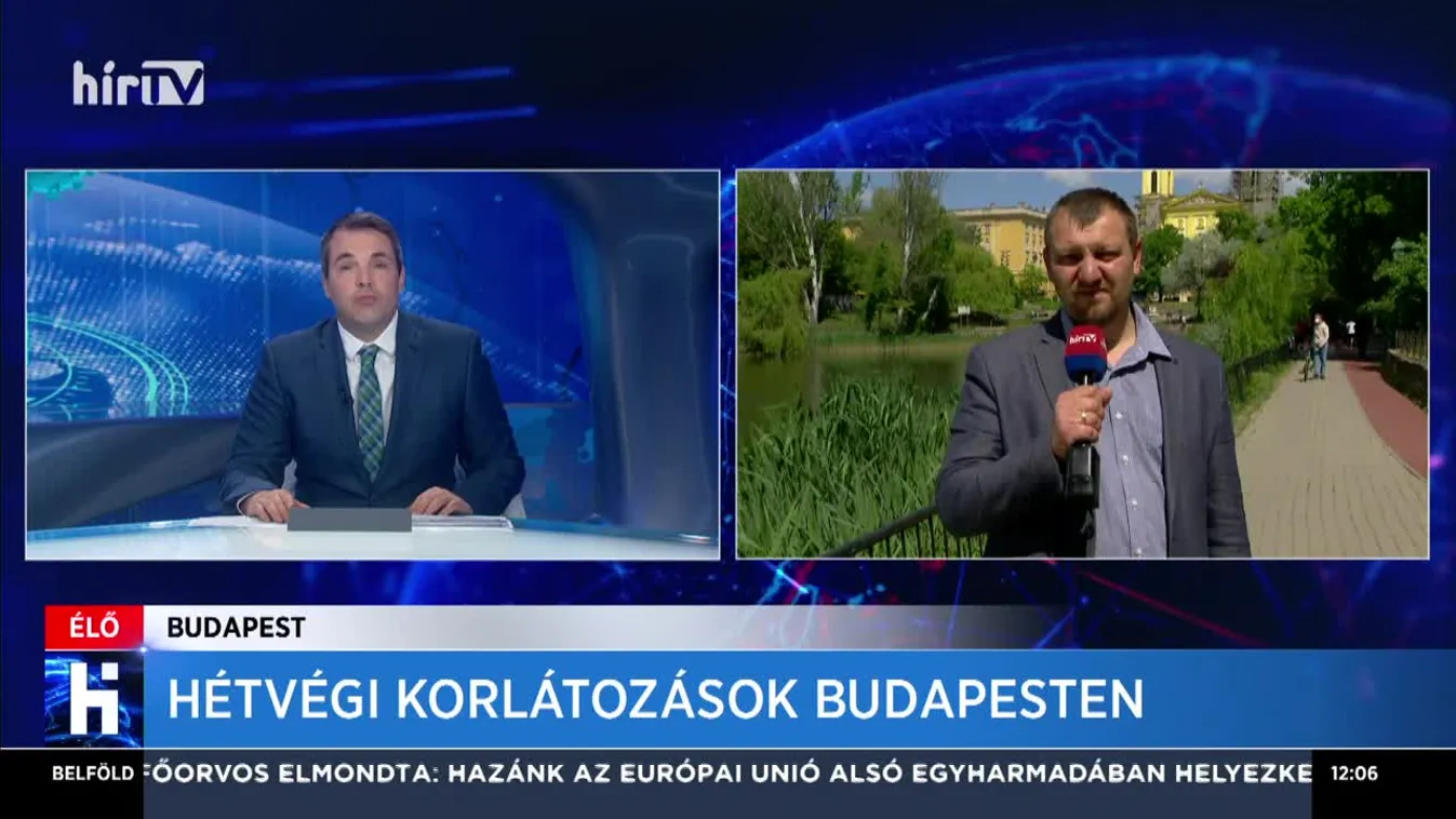 Hétvégi korlátozások Budapesten