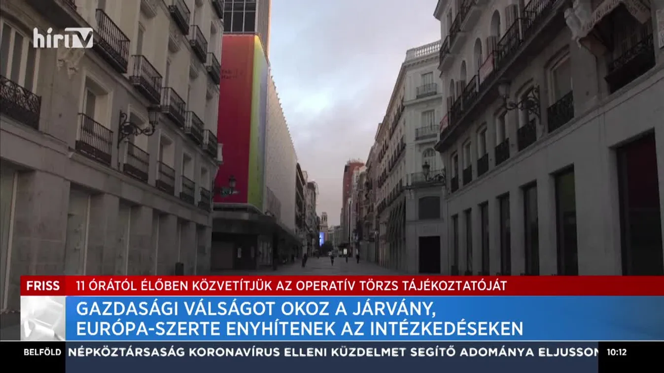 Gazdasági válságot okoz a járvány, Európa-szerte enyhítenek az intézkedéseken