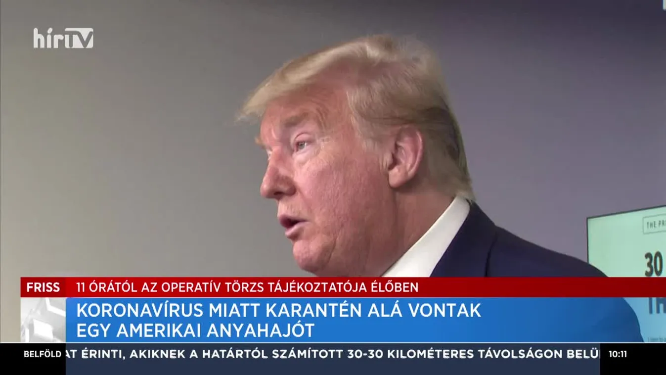 Donald Trump szerint "nagyon fájdalmas két hét" vár az amerikaiakra