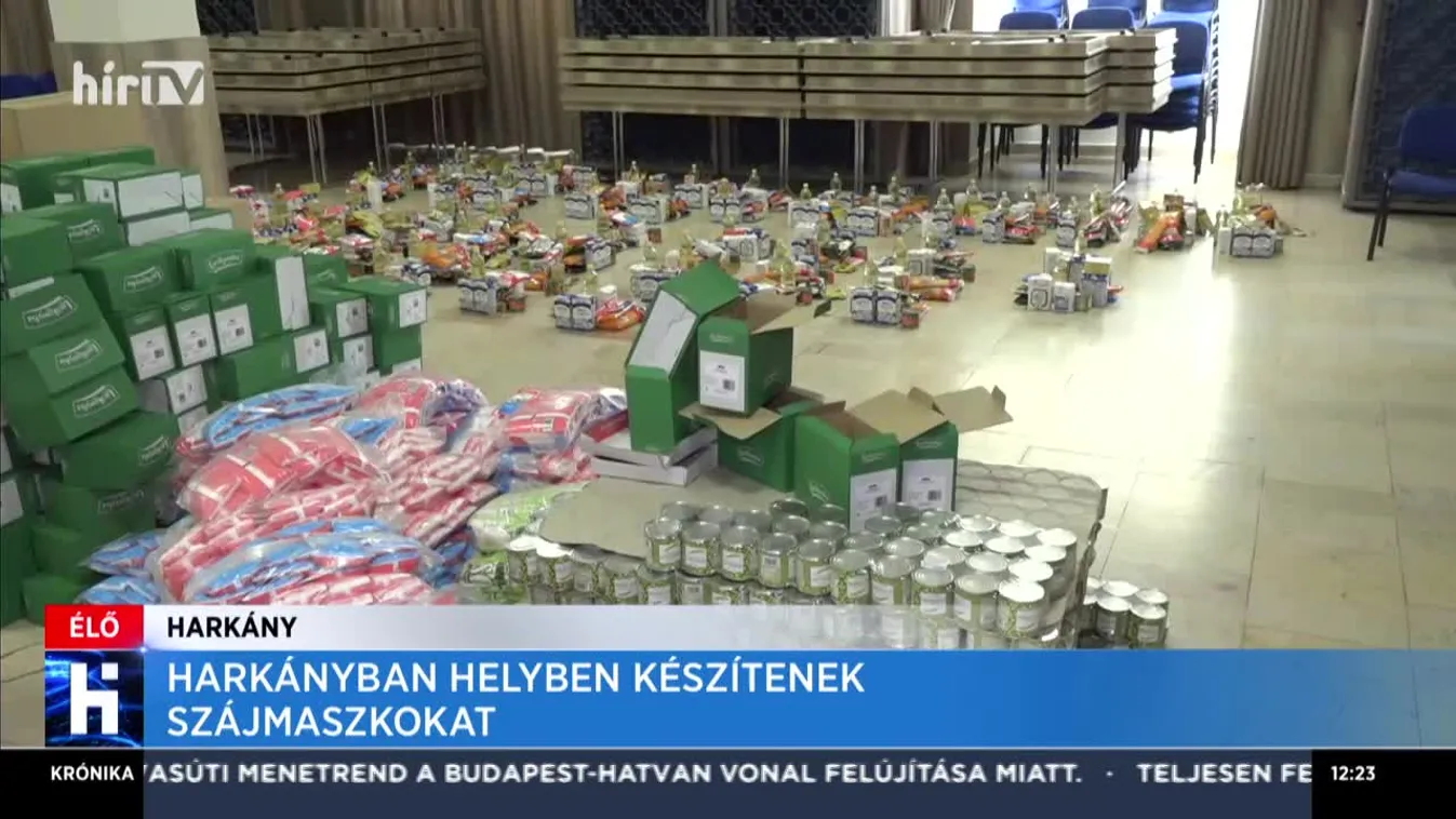 Harkányban helyben készítenek szájmaszkokat