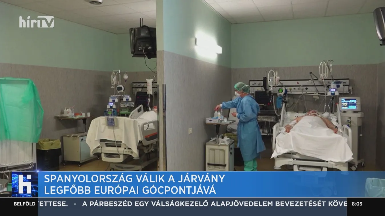 Spanyolország válik a járvány legfőbb európai gócpontjává