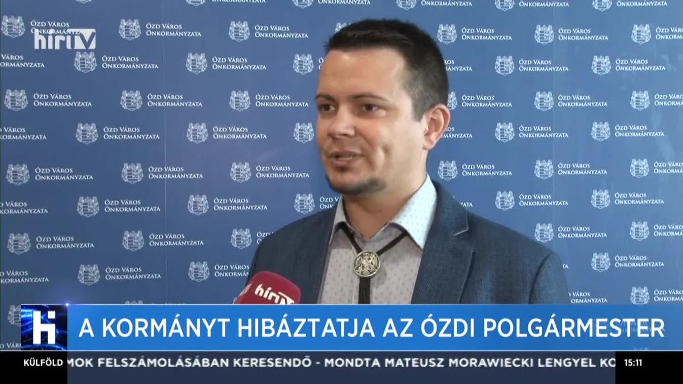 Befejezi az állami szervek támogatását, és a védekezésre sem költ többet Ózd város polgármestere