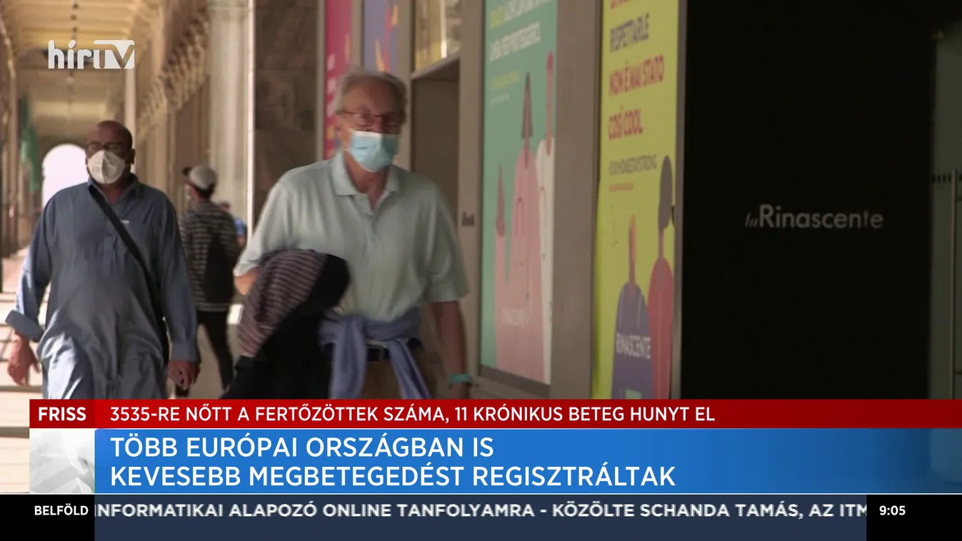 Több európai országban is kevesebb megbetegedést regisztráltak
