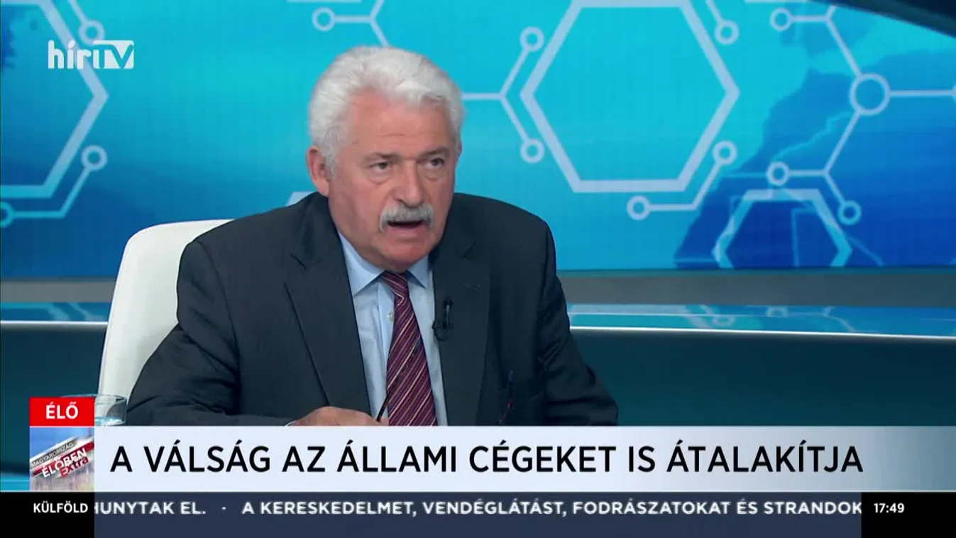 Fónagy János: A válság az állami cégeket is átalakítja