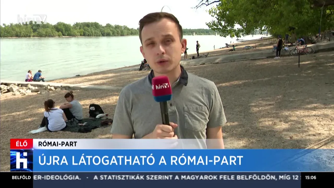 Újra látogatható a Római-part