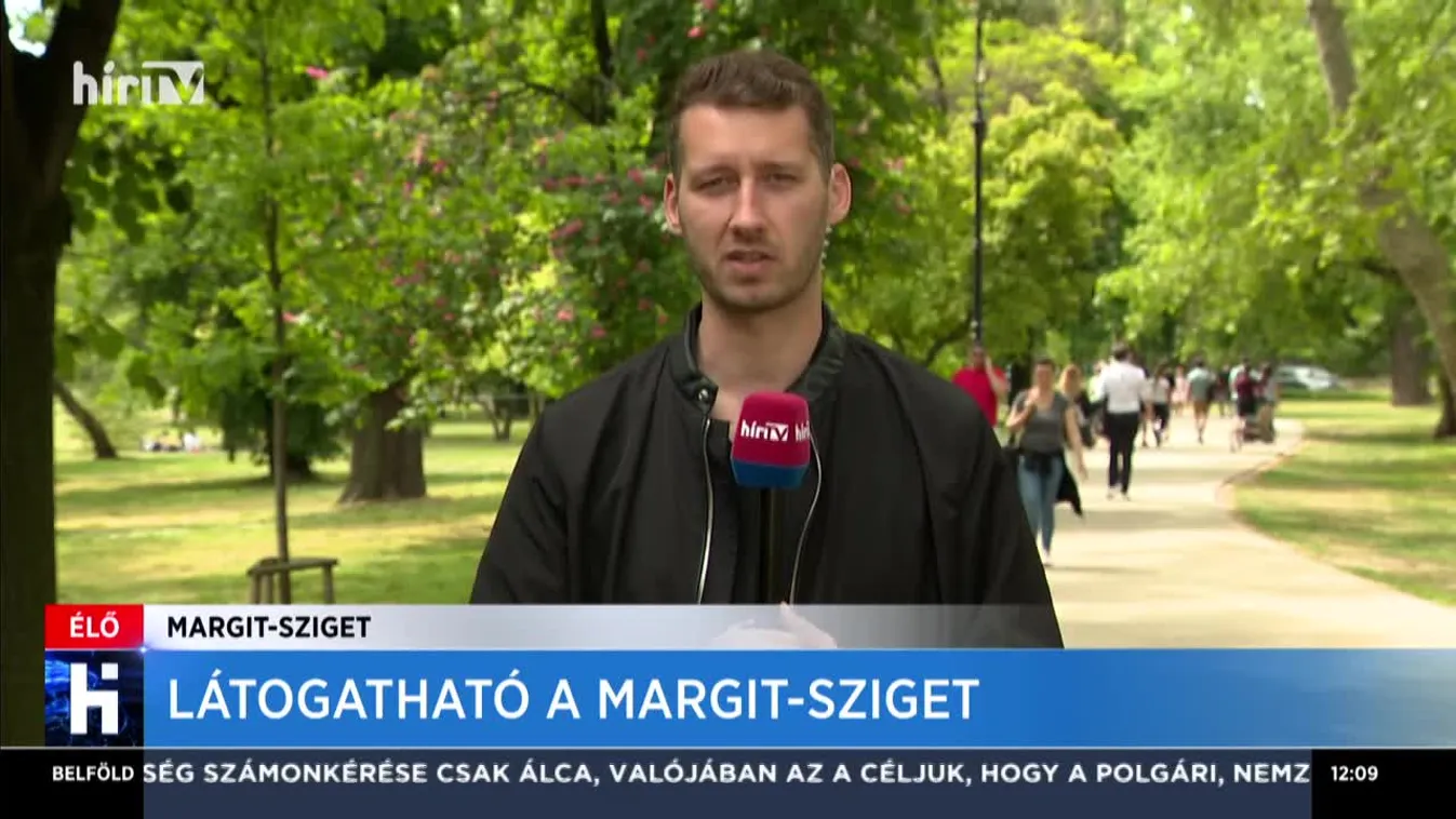 Látogatható a Margit-sziget