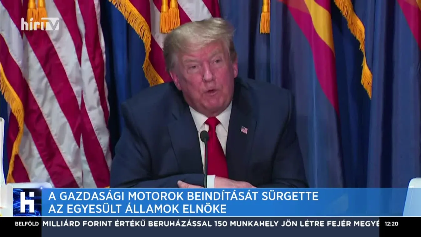 A gazdasági motorok beindítását sürgette az Egyesült Államok elnöke