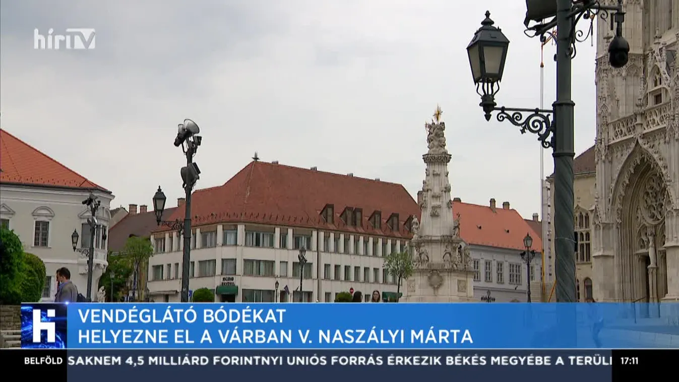 Vendéglátó bódékat helyezne el a várban V. Naszályi Márta