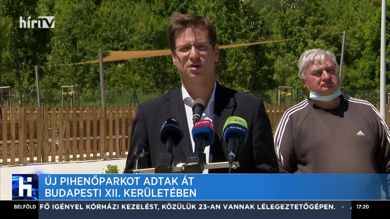 Új pihenőparkot adtak át Budapest XII. kerületében