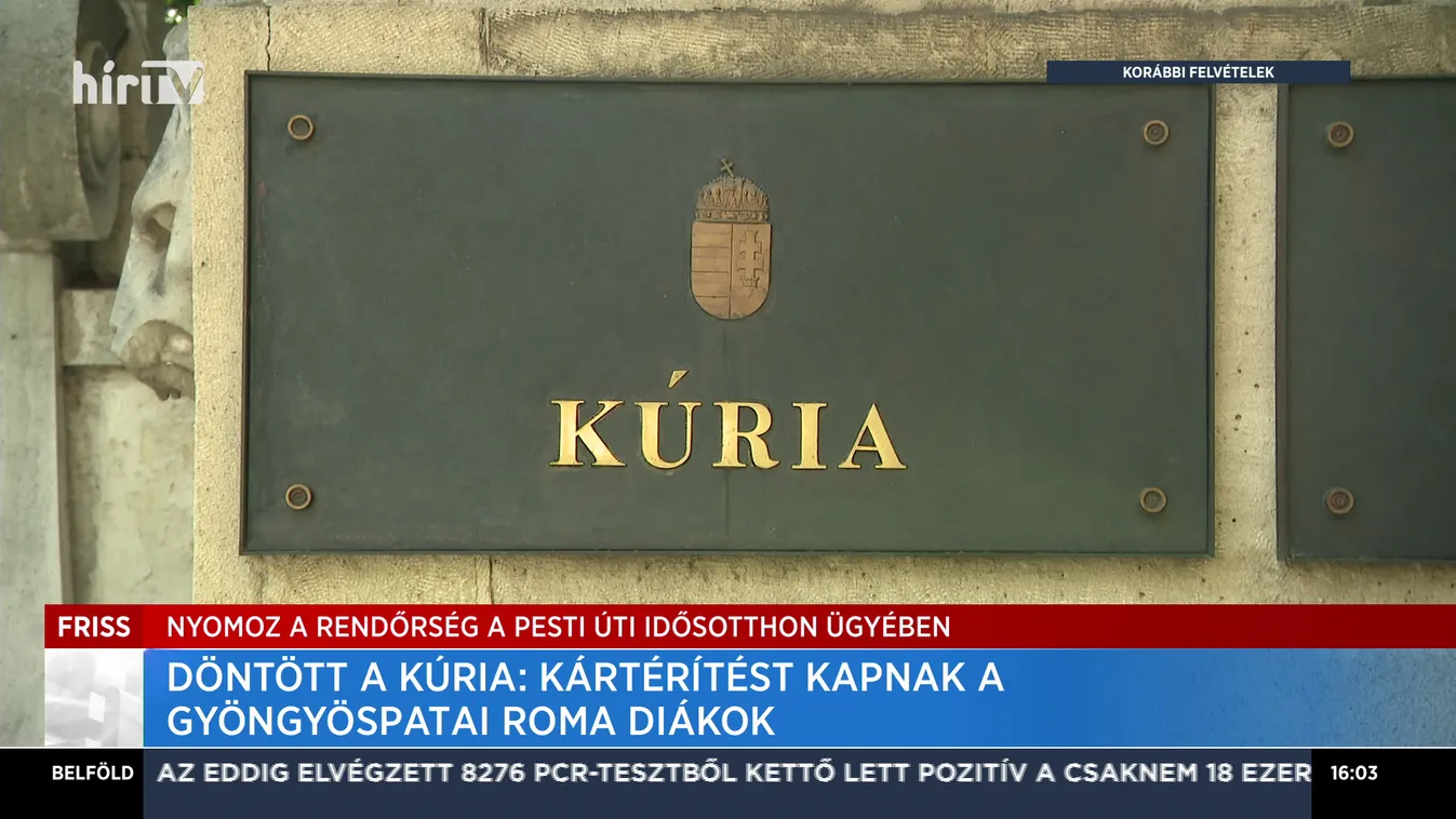 Döntött a Kúria: Kártérítést kapnak a gyöngyöspatai roma diákok