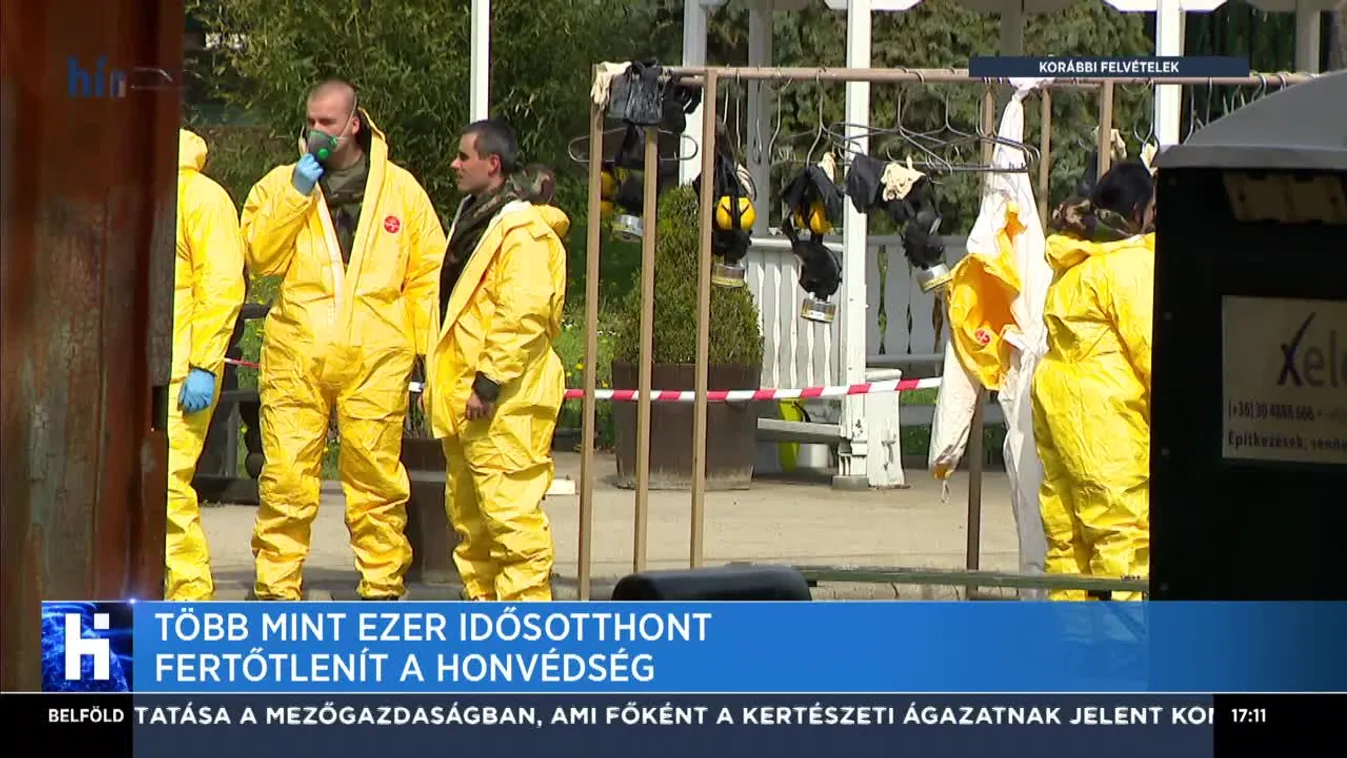 Több mint ezer idősotthont fertőtlenít a honvédség