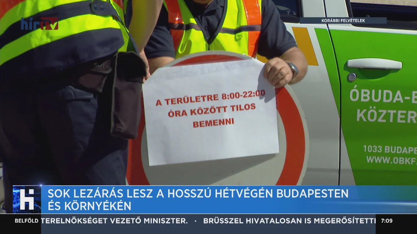 Sok lezárás lesz a hosszú hétvégén Budapesten és környékén