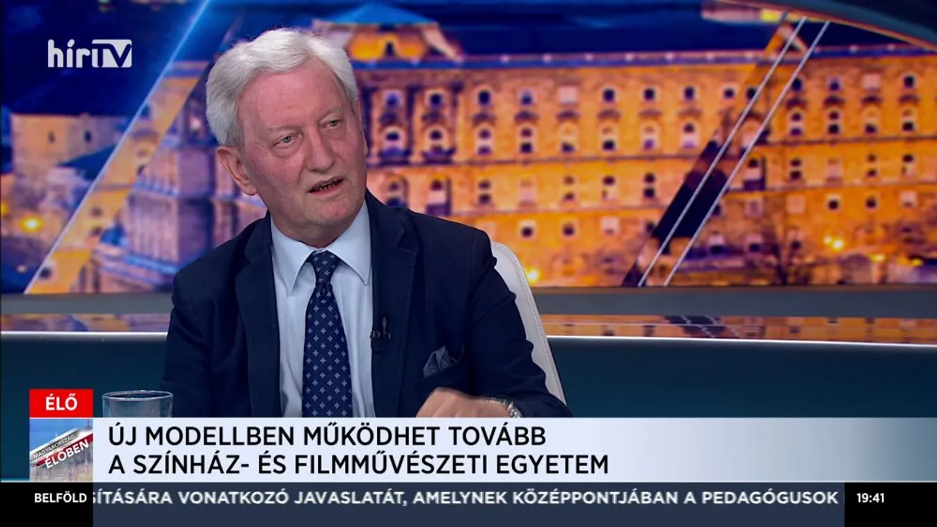 Bódis József: Már az új tanévtől új modellben működhet a Színház- és Filmművészeti Egyetem
