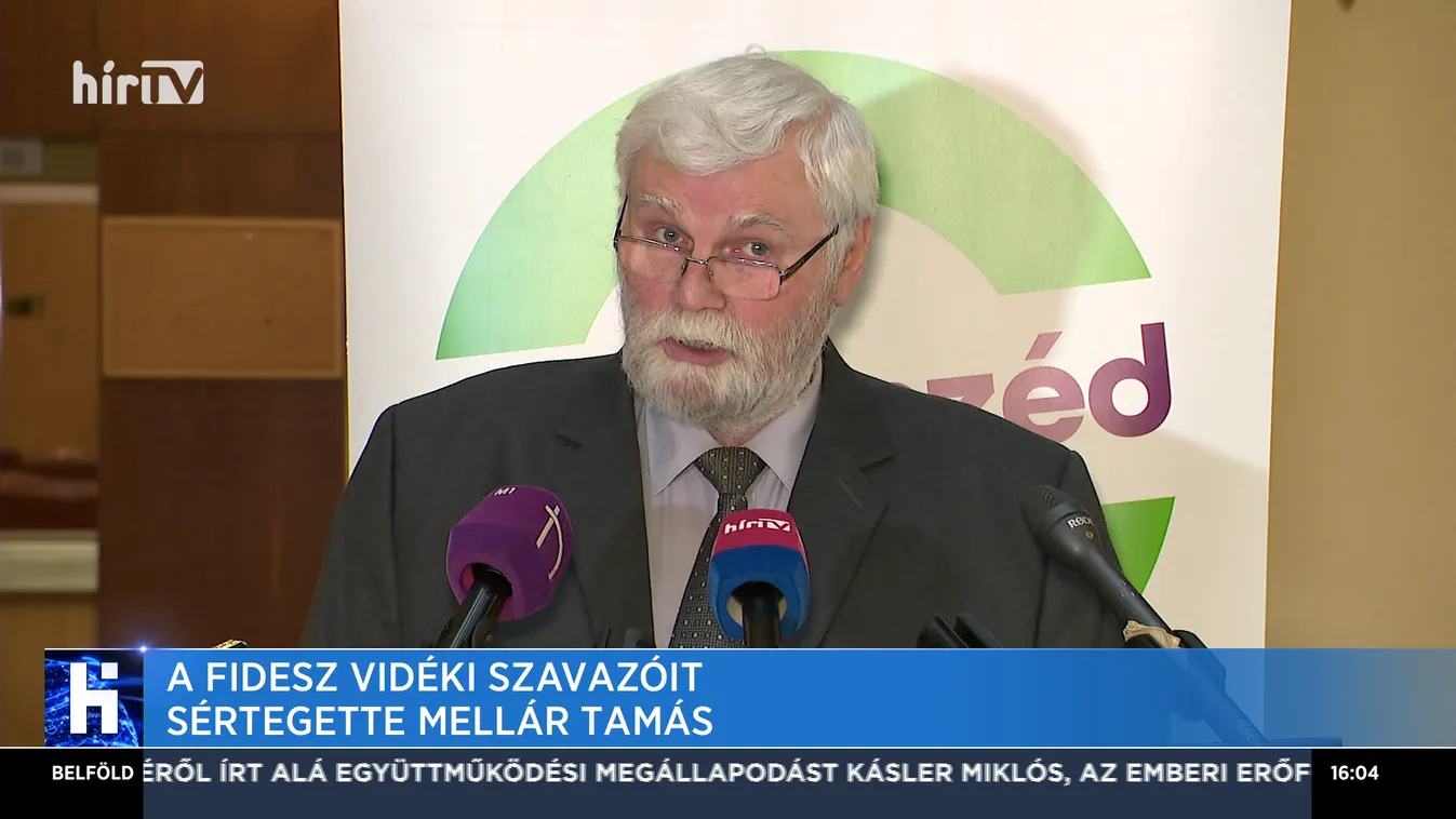 A Fidesz vidéki szavazóit sértegette Mellár Tamás