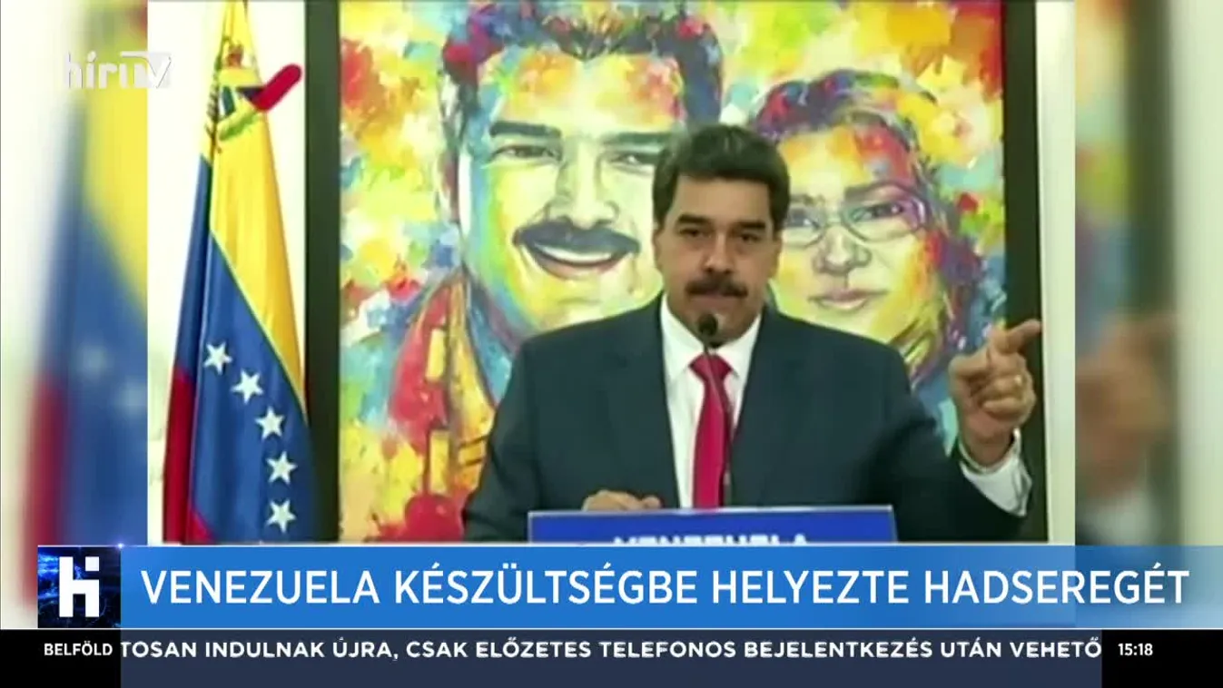Venezuela készültségbe helyezte hadseregét