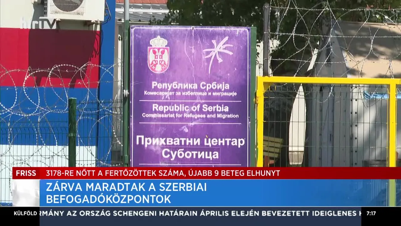Zárva maradtak a szerbiai befogadóközpontok