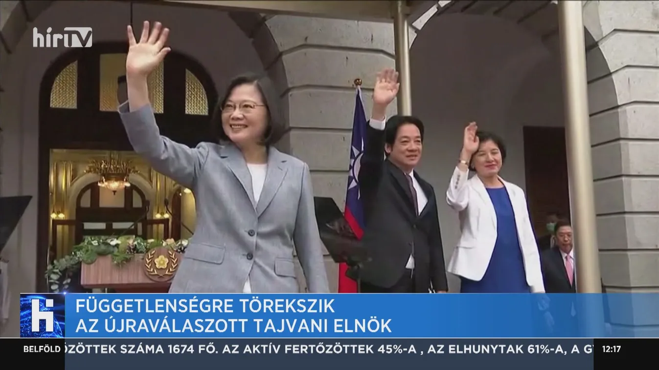 Függetlenségre törekszik az újraválasztott tajvani elnök