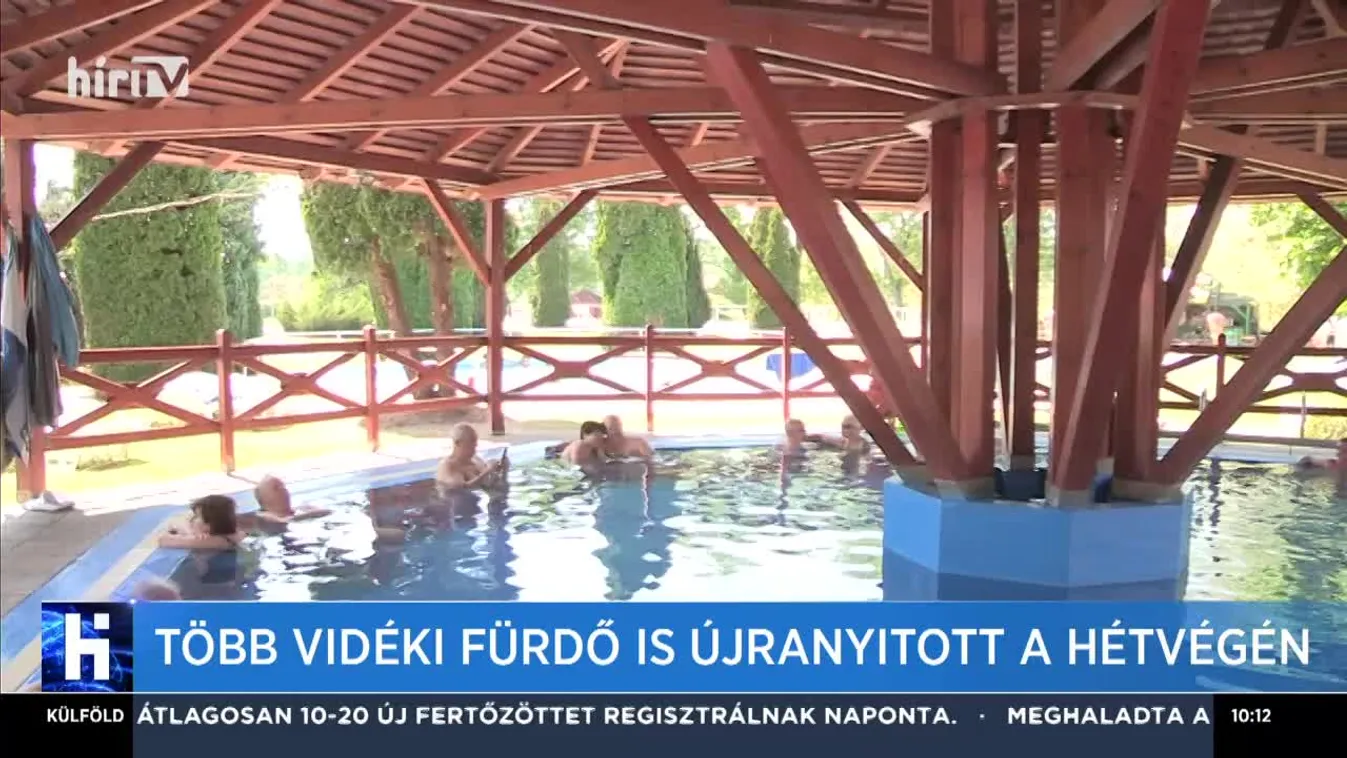 Több vidéki fürdő is újranyitott a hétvégén