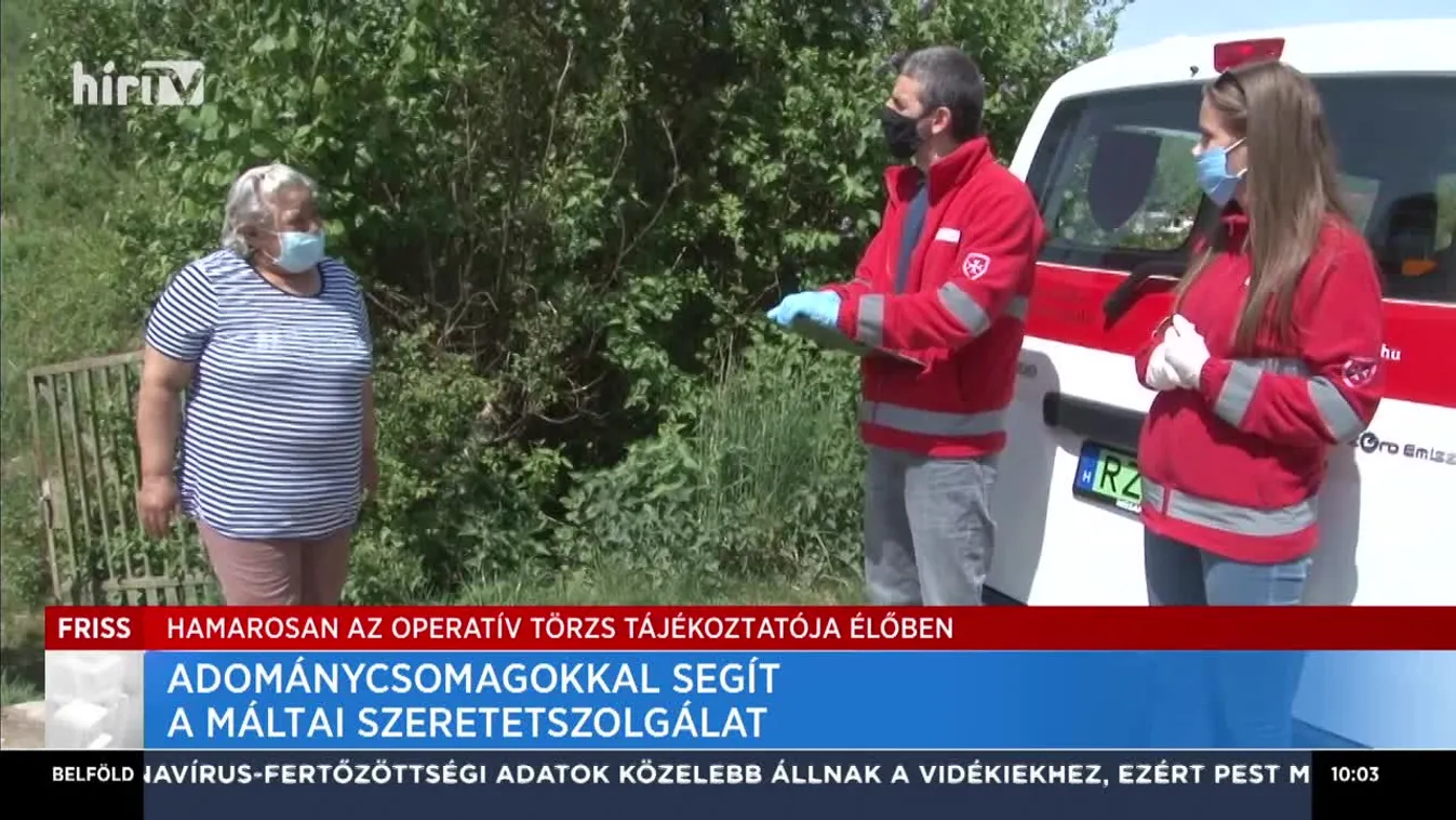 Adománycsomagokkal segít a Máltai Szeretetszolgálat