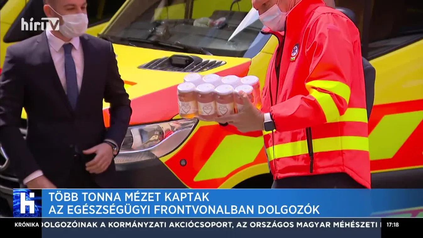 Kétezer kilogramm mézet kaptak egészségügyi dolgozók