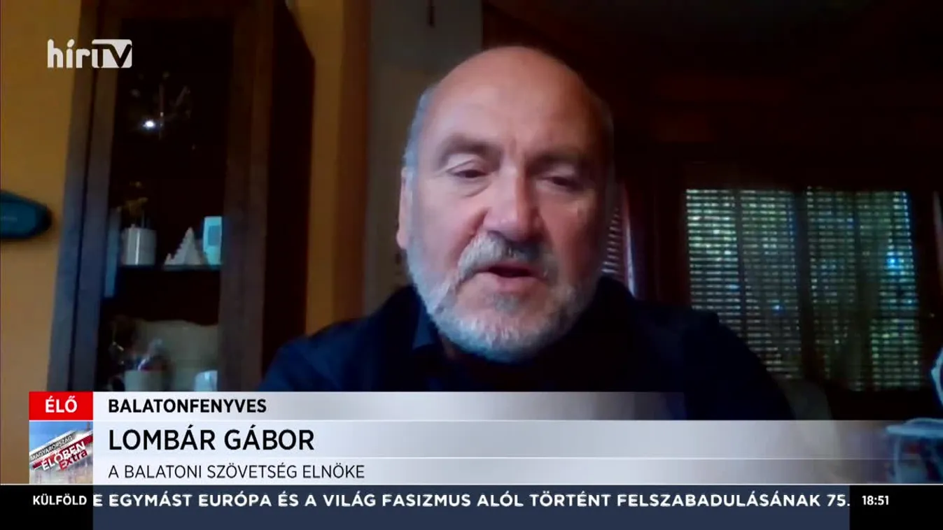 Lombár Gábor: A vendéglátóipari egységek kinyitnak a Balatonon