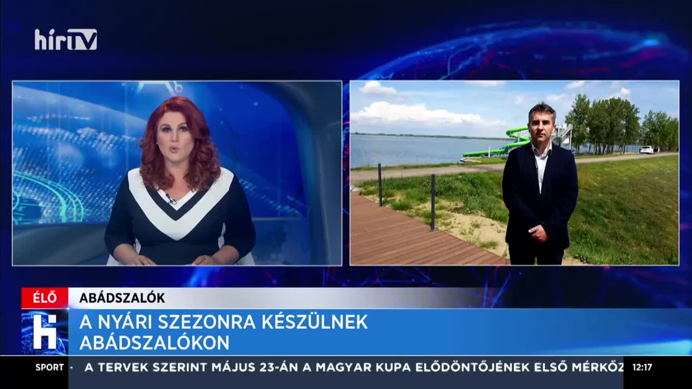 A nyári szezonra készülnek Abádszalókon