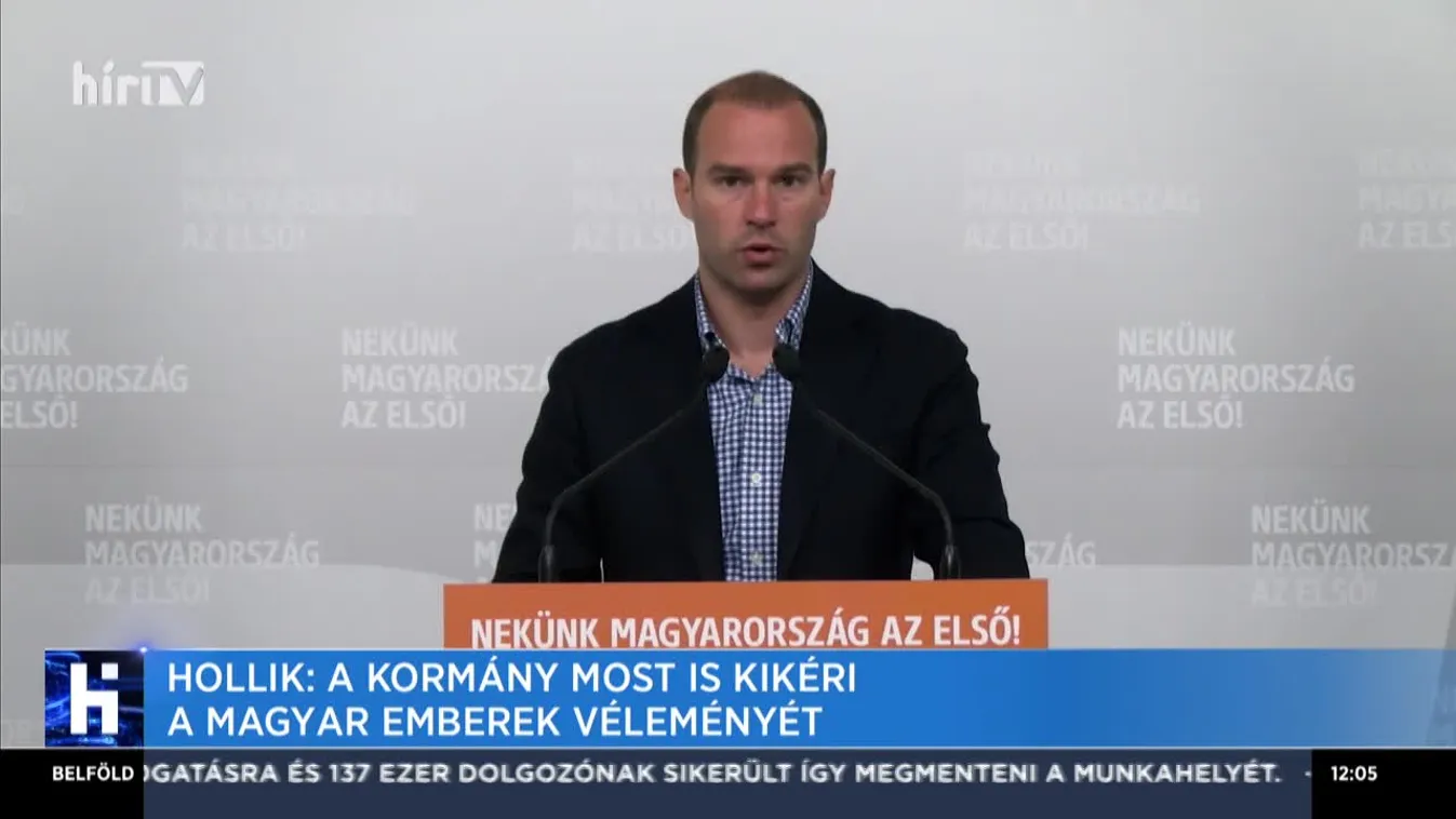 Hollik: A kormány most is kikéri a magyar emberek véleményét