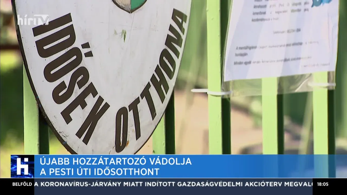 Újabb hozzátartozó vádolja a Pesti úti idősotthont